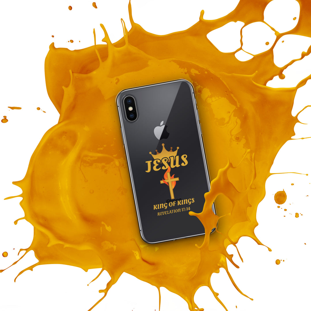 F&H Christian Jesus King of Kings Clear Case for iPhone®
