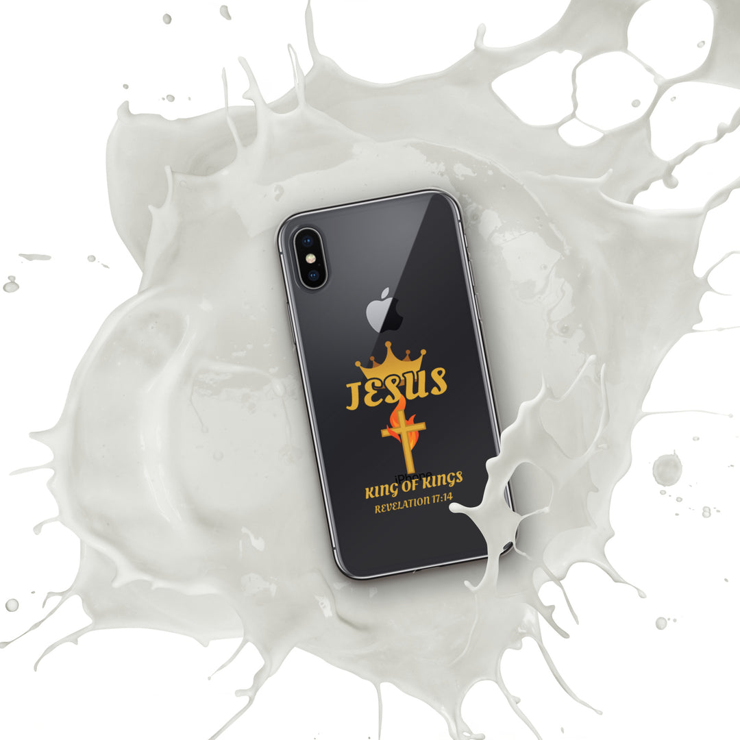 F&H Christian Jesus King of Kings Clear Case for iPhone®