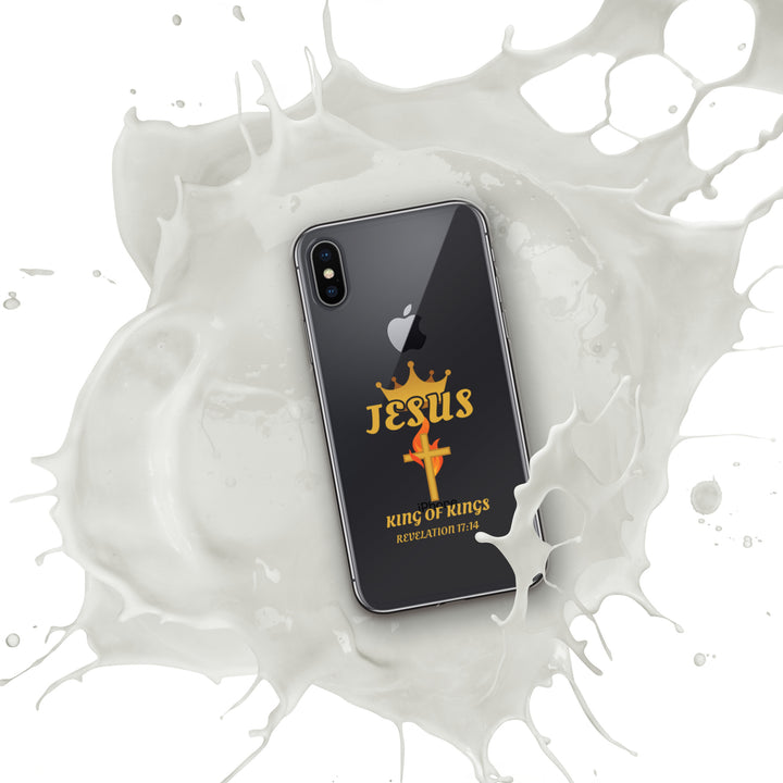 F&H Christian Jesus King of Kings Clear Case for iPhone®