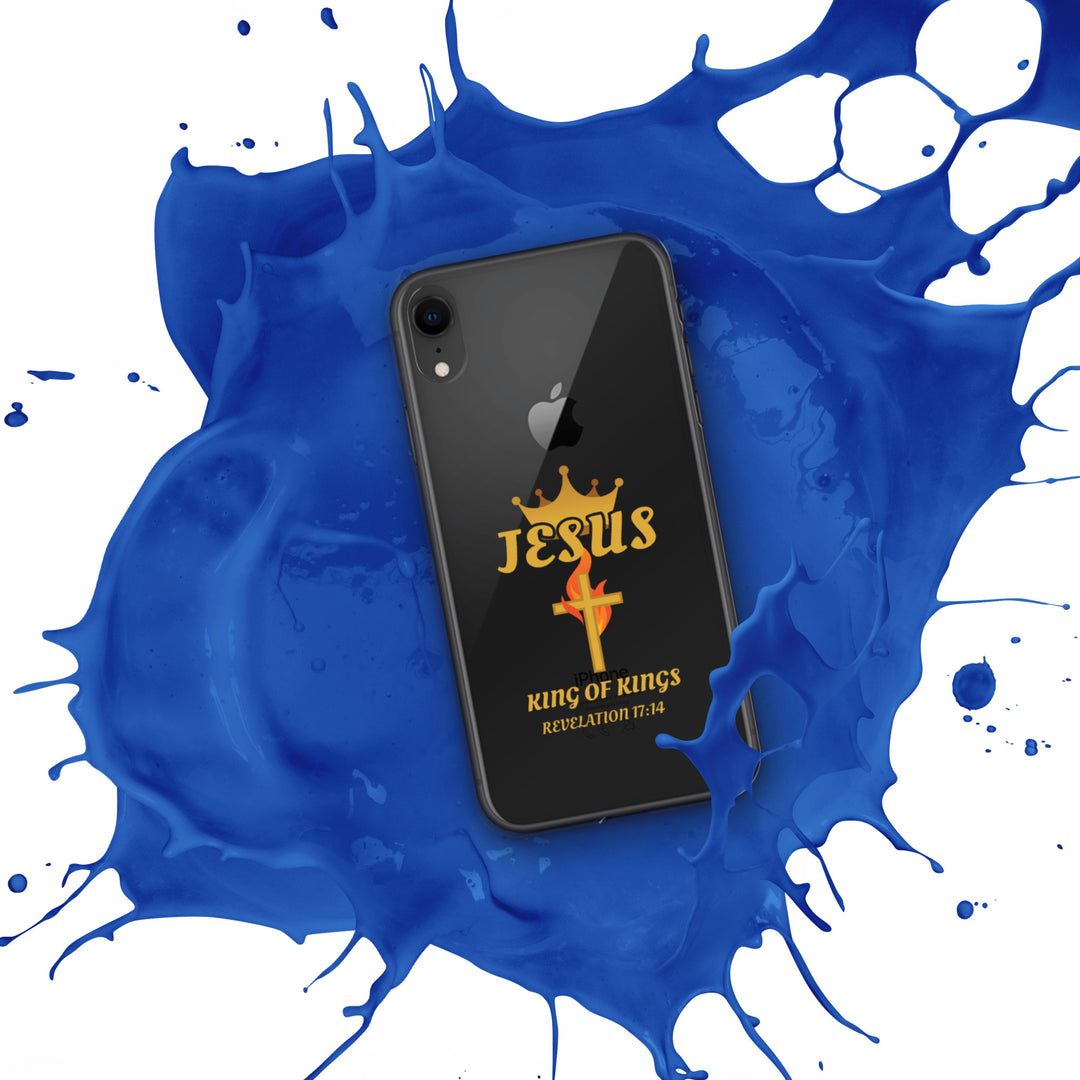 F&H Christian Jesus King of Kings Clear Case for iPhone®
