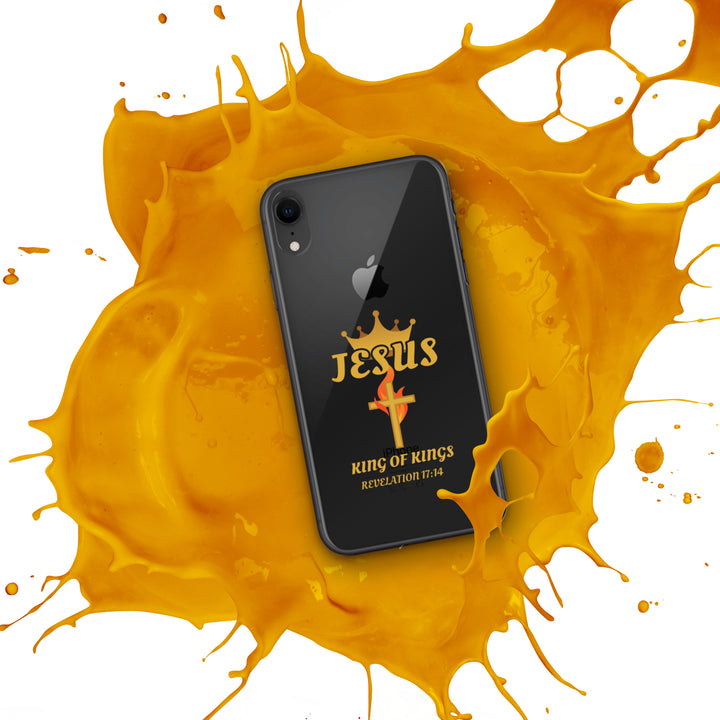 F&H Christian Jesus King of Kings Clear Case for iPhone®