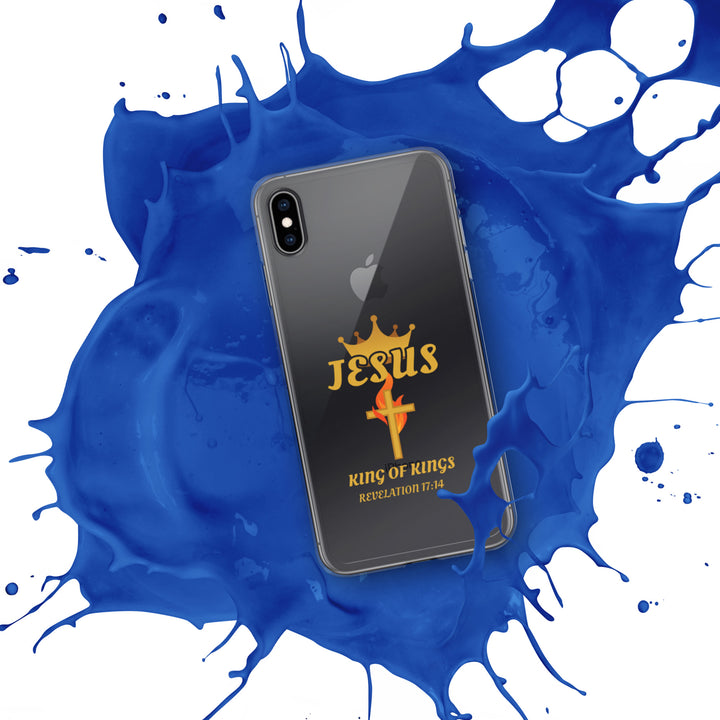 F&H Christian Jesus King of Kings Clear Case for iPhone®