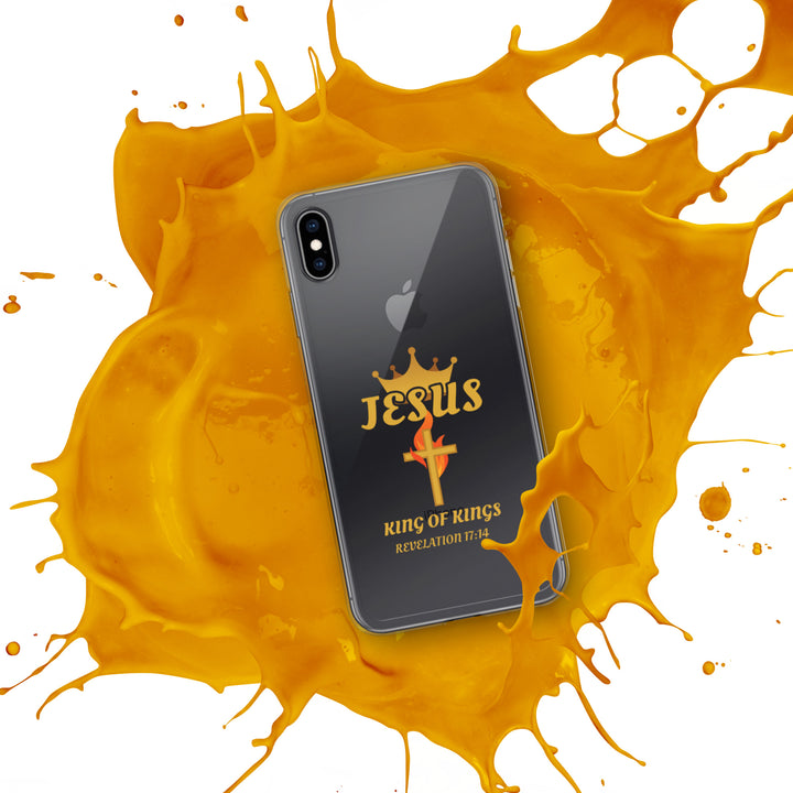 F&H Christian Jesus King of Kings Clear Case for iPhone®