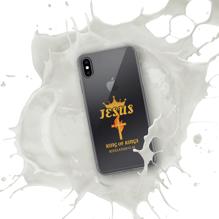 F&H Christian Jesus King of Kings Clear Case for iPhone®