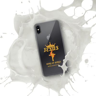 F&H Christian Jesus King of Kings Clear Case for iPhone®