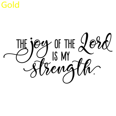 Joy Of The Lord Christian Decal