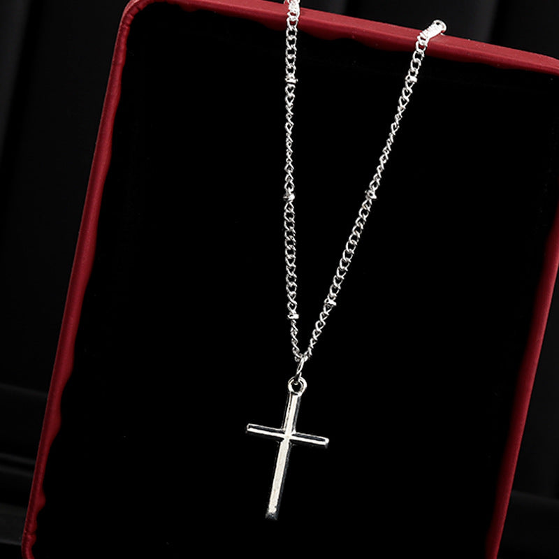 Cross Necklace Female Simple Jesus Cross Necklace