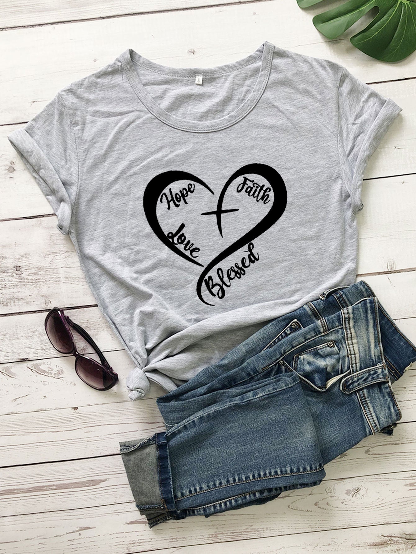 Hope Faith Love Blessed T-shirt