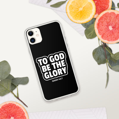 F&H Christian To God Be The Glory iPhone Case - Faith and Happiness Store