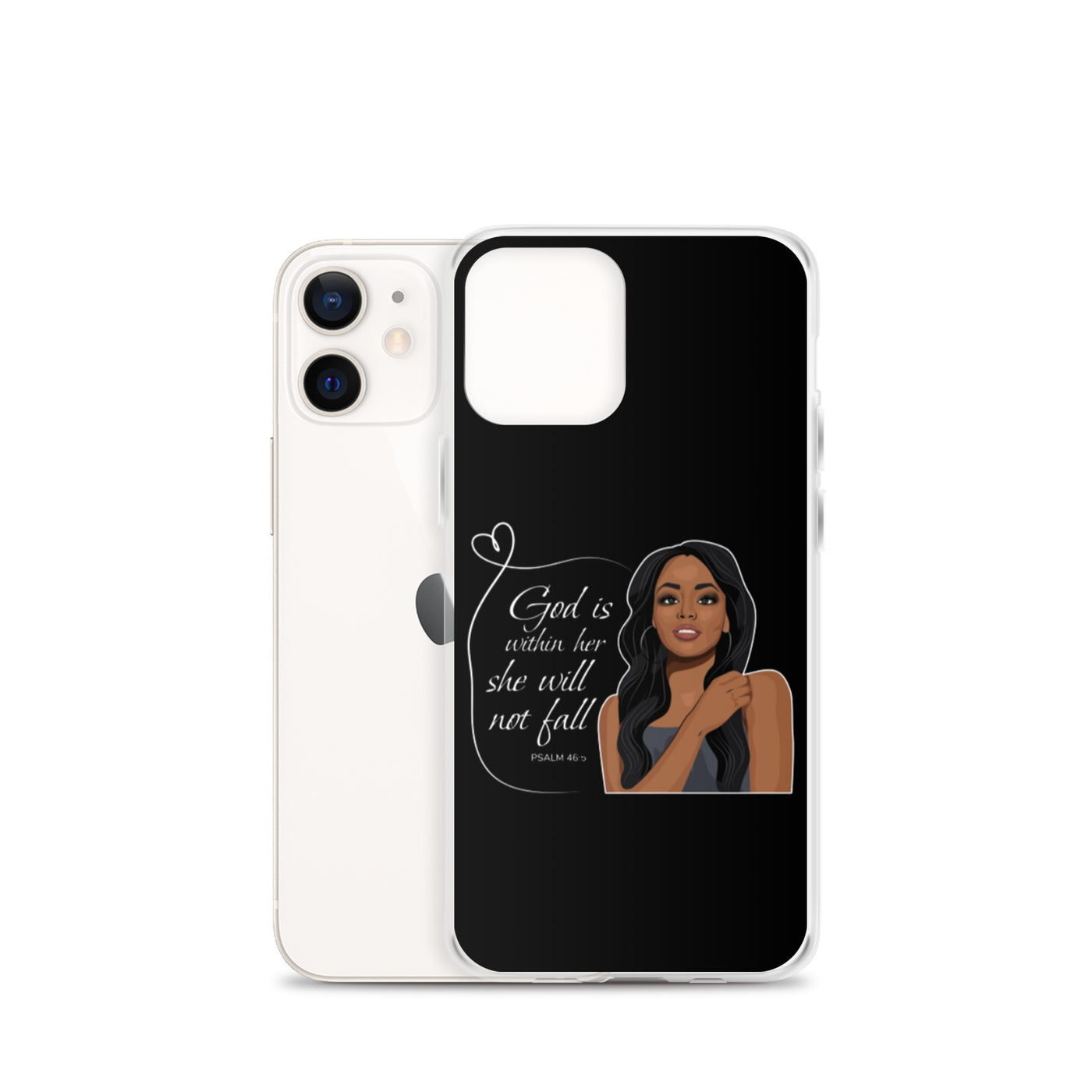 F&H Christian God is Within Her iPhone Case - Faith and Happiness Store