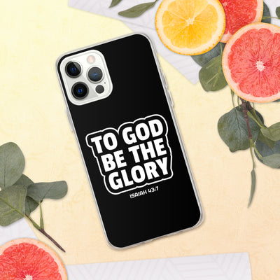 F&H Christian To God Be The Glory iPhone Case - Faith and Happiness Store