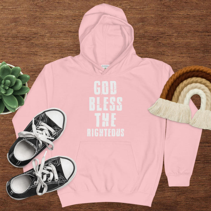 F&H Christian God Bless The Righteous Kids Hoodie