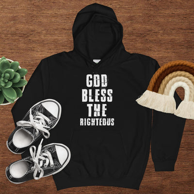 F&H Christian God Bless The Righteous Kids Hoodie