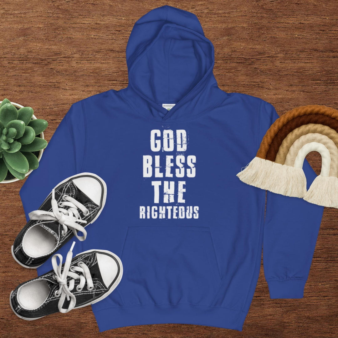 F&H Christian God Bless The Righteous Kids Hoodie