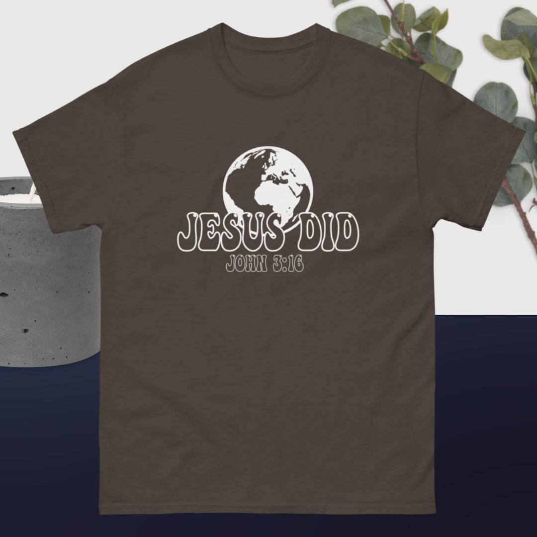 F&H  Christian Jesus Did & Saved The World Men's classic tee