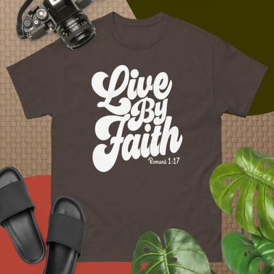 F&H Christian Live By Faith Men's Classic tee
