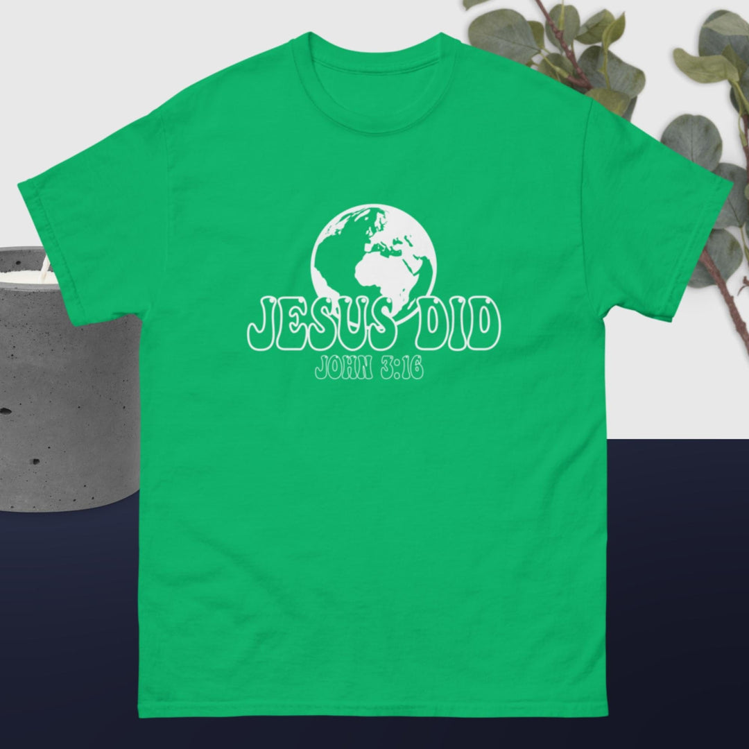 F&H  Christian Jesus Did & Saved The World Men's classic tee