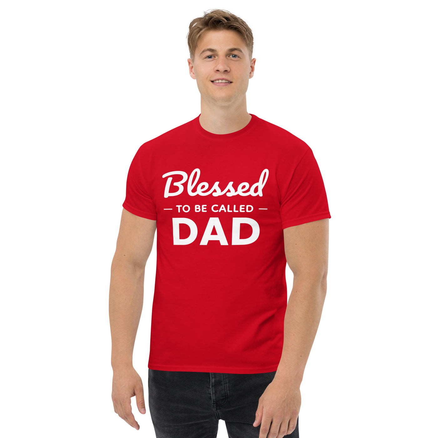 F&H Christian Blessed to be called Dad Men's classic t-shirt