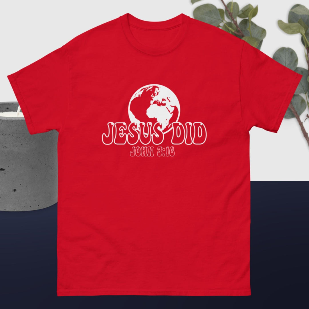 F&H  Christian Jesus Did & Saved The World Men's classic tee