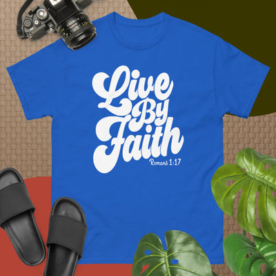 F&H Christian Live By Faith Men's Classic tee