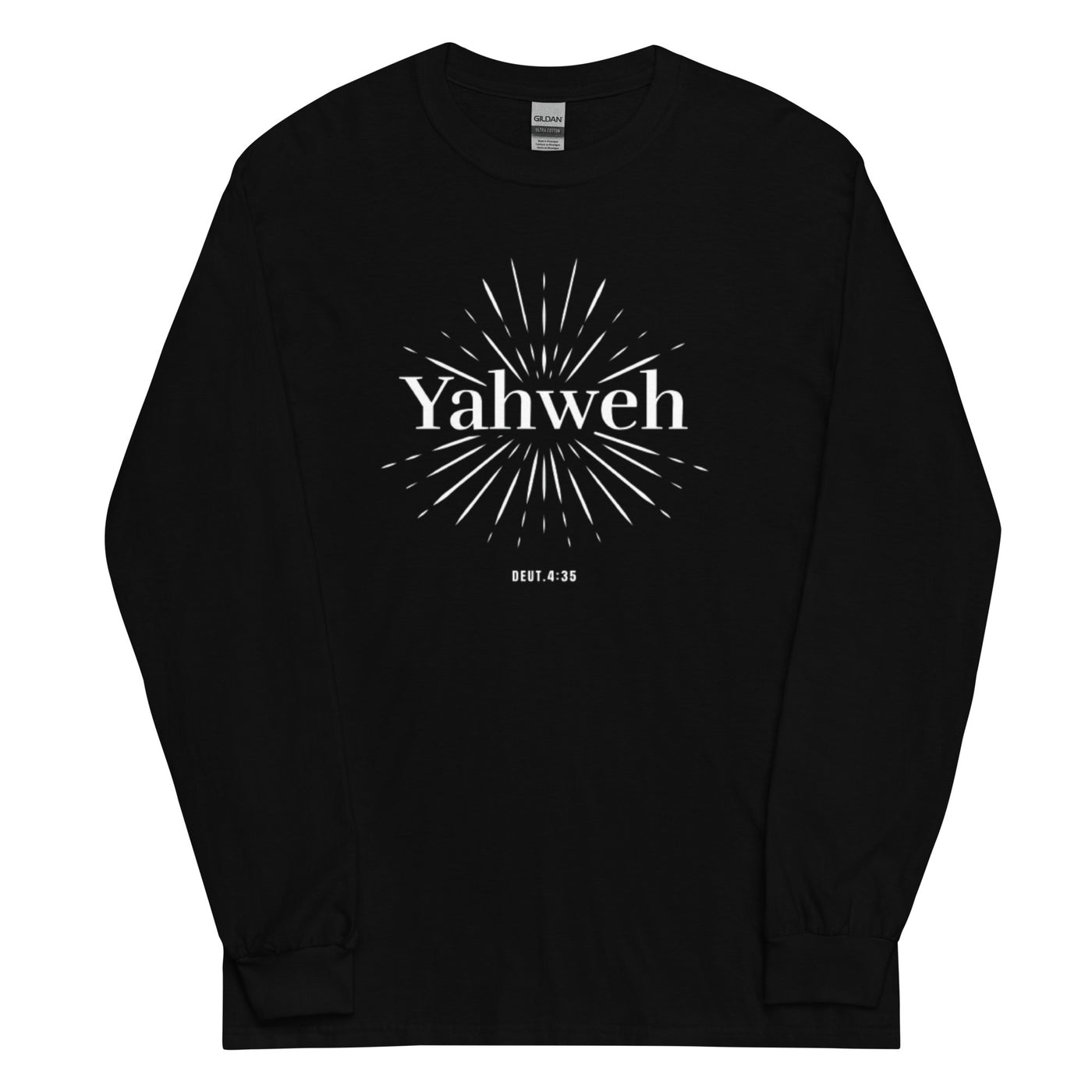F&H Christian Yahweh Men’s Long Sleeve T-Shirt - Faith and Happiness Store