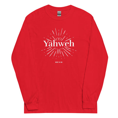 F&H Christian Yahweh Men’s Long Sleeve T-Shirt - Faith and Happiness Store