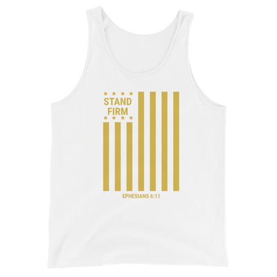 F&H Christian Stand Firm Men's Tank Top - Faith and Happiness Store