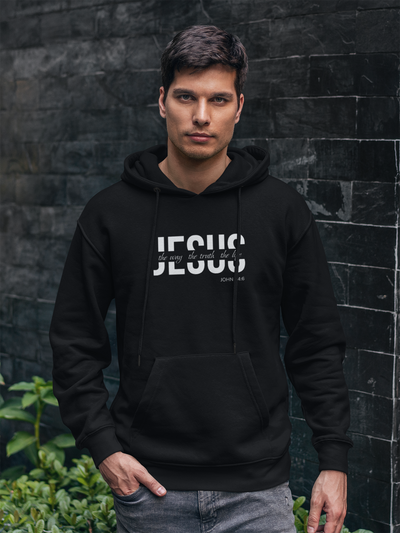 F&H Christian Jesus Men's Hoodie - Faith and Happiness Store