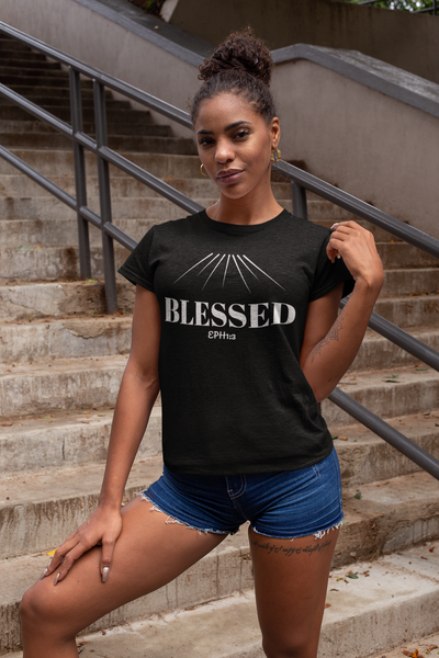 This F and H Christian Blessed Womens T Shirt is everything you've dreamed of and more. This F and H Christian Blessed Womens T Shirt feels soft and lightweight, with the right amount of stretch. The F and H Christian Blessed Womens T Shirt is comfortable and flattering for all. 