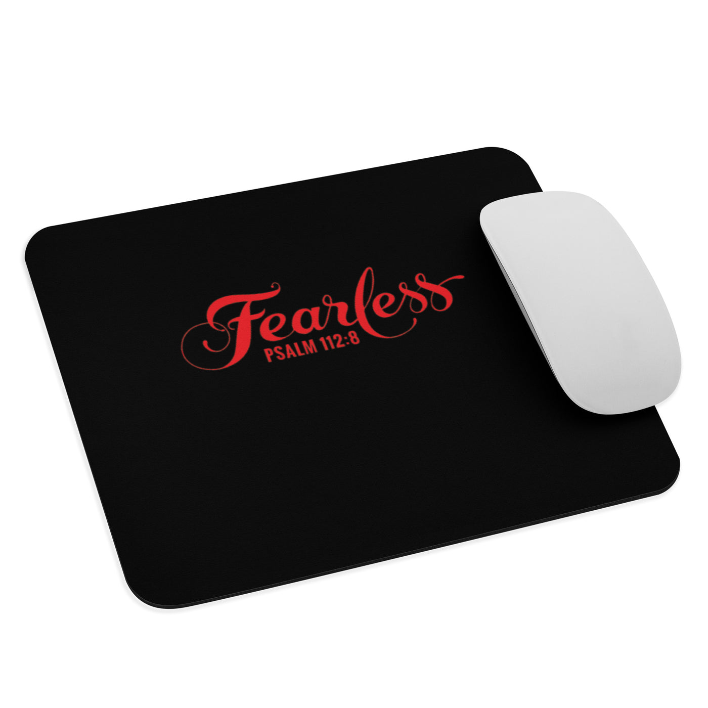 F&H Christian Fearless Mouse pad - Faith and Happiness Store