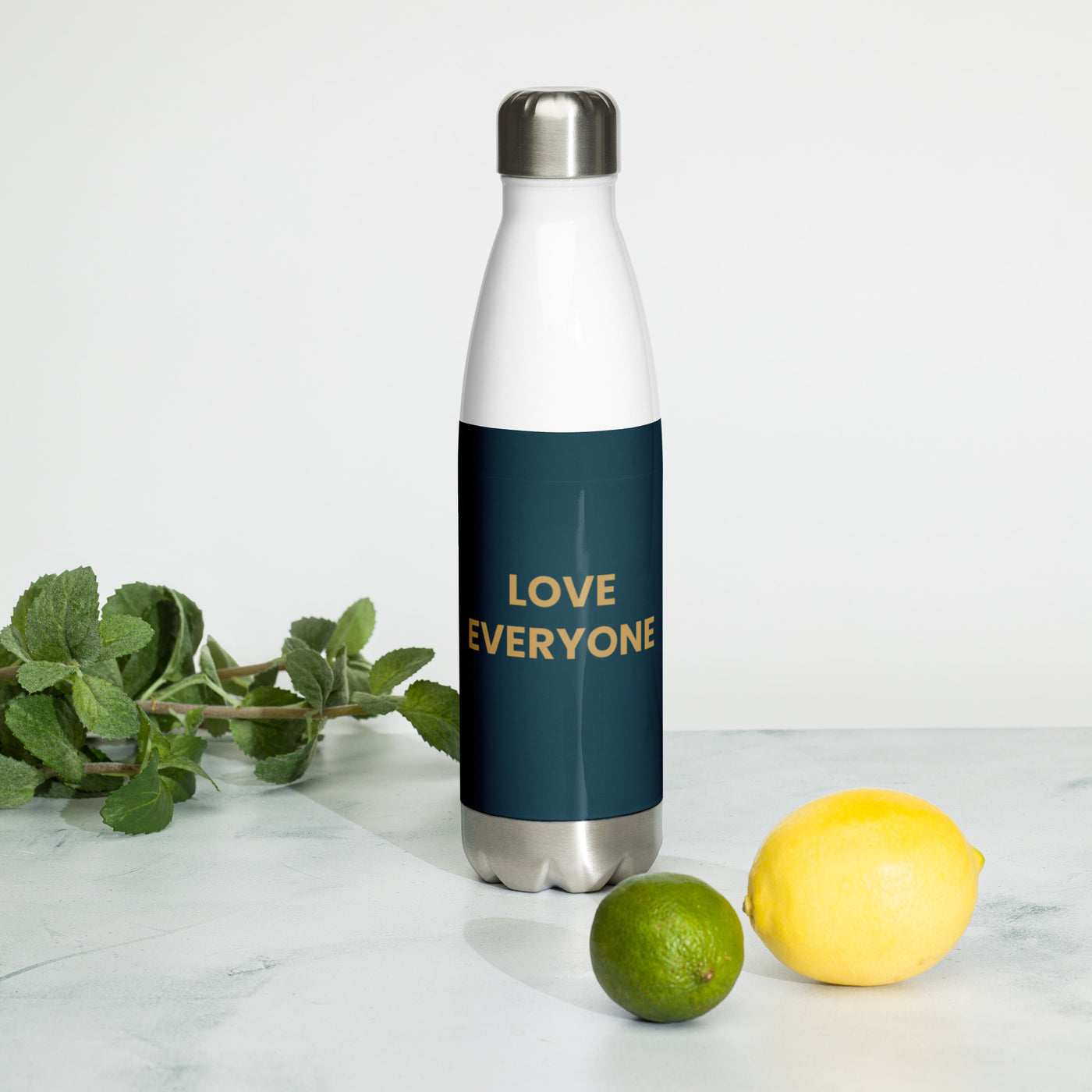 F&H Christian Love Everyone Stainless Steel Water Bottle - Faith and Happiness Store