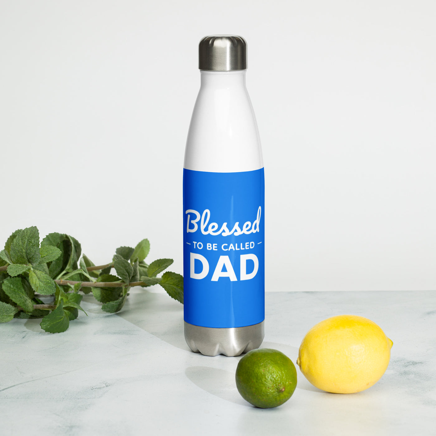 F&H Christian Blessed to be called  Dad Stainless Steel Water Bottle