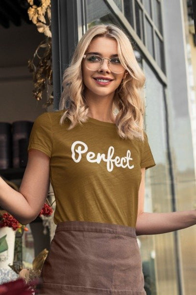 F&H Perfect in God's Eyes Women's T-Shirt - Faith and Happiness Store