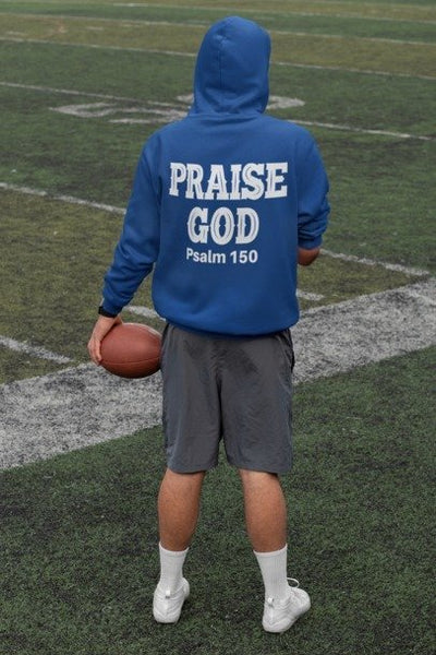 F&H Christian Praise God Two sided Mens Hoodie