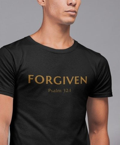 F&H Christian Forgiven Psalm 32:1 Mens T-Shirt
