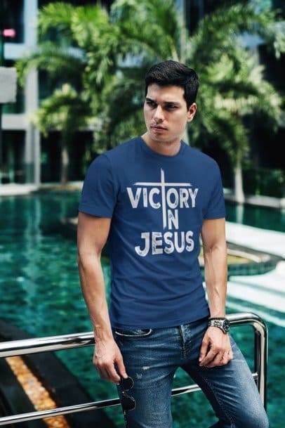 F&H Christian Victory in Jesus T-shirt