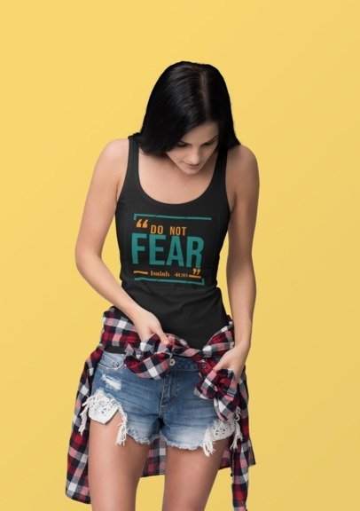 F&H Do Not Fear Women's Racerback Tank