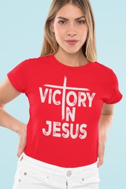 F&H Christian Victory in Jesus T-shirt