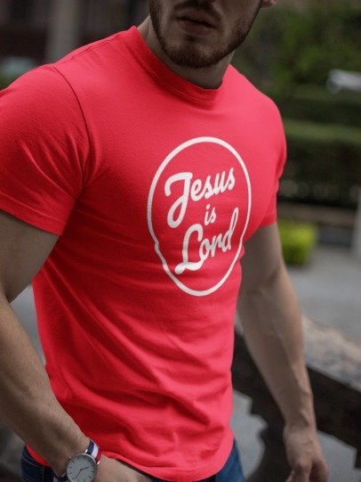F&H Christian Jesus Is Lord Men's T-Shirt - Faith and Happiness Store
