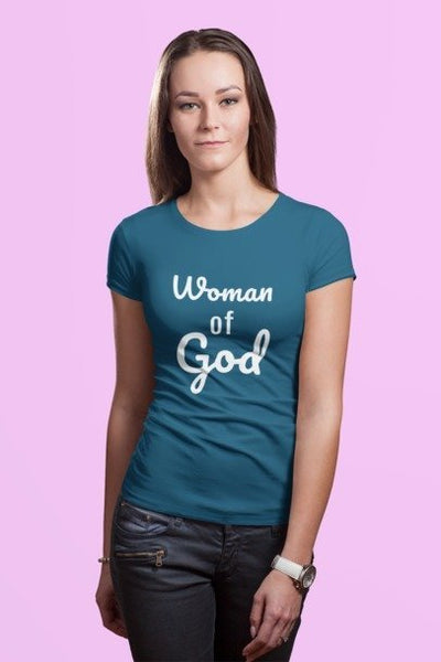F&H Christian Woman of God Full Gospel Women's T-Shirt - Faith and Happiness Store