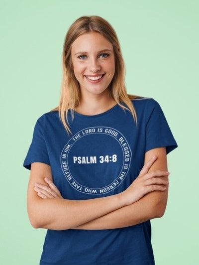 F&H Christian The Lord is Good Women's T-Shirt - Faith and Happiness Store