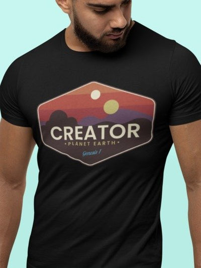 F&H Christian Creator Genesis 1 Mens T-Shirt