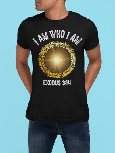 F&H Christian I Am Who I Am Mens T-Shirt
