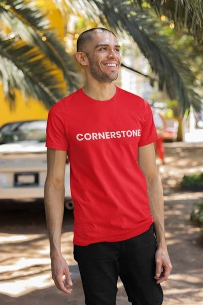 F&H Christian Cornerstone Men's T-Shirt - Faith and Happiness Store