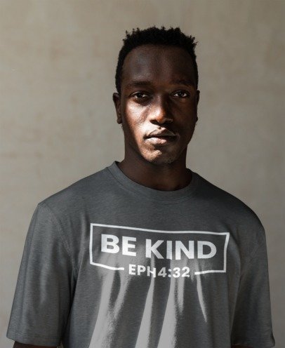F&H Christian Be Kind Ephesians 4:32 Mens T-shirt