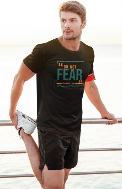 F&H Christian Do Not Fear Mens T-shirt