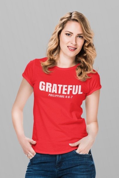 F and H Christian Grateful Womens T Shirt