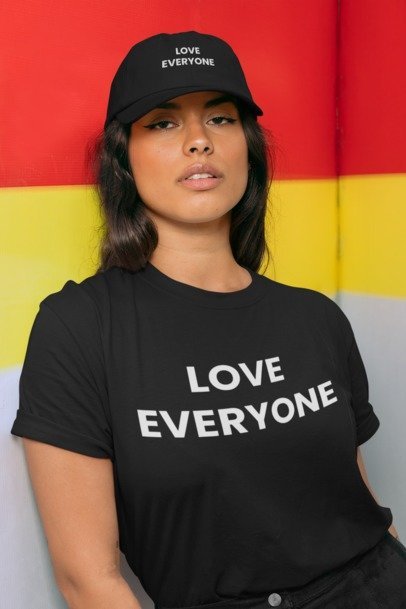 F&H Christian Love Everyone Women's T-Shirt - Faith and Happiness Store