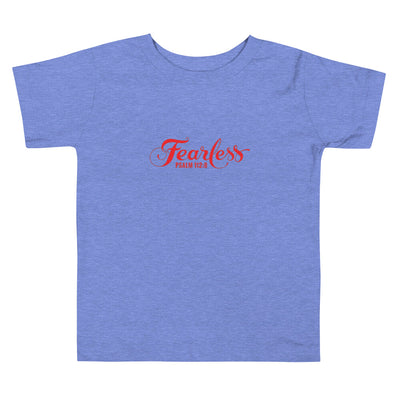F&H Christian Fearless Toddler Short Sleeve Tee - Faith and Happiness Store