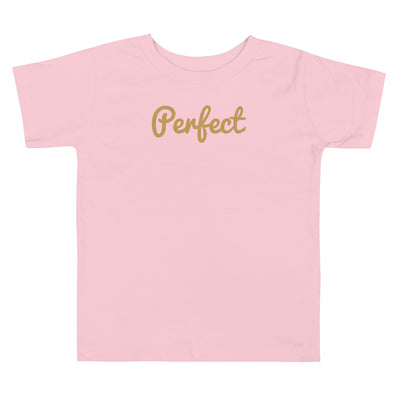 F&H Christian Perfect Toddler Short Sleeve Tee - Faith and Happiness Store